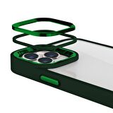Buff iPhone 13 Pro Max New Air Bumper Kılıf Green