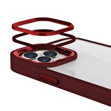 Buff iPhone 13 Pro Max New Air Bumper Kılıf Plum