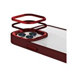 Buff iPhone 12 Pro Max New Air Bumper Kılıf Plum
