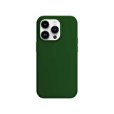 Buff iPhone 14 Pro Max Rubber Fit Kılıf Dark Green