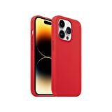 Buff iPhone 14 Pro Rubber Fit Kılıf Red