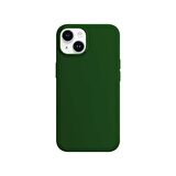 Buff iPhone 14 Plus Rubber Fit Kılıf Dark Green