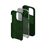 Buff iPhone 14 Plus Rubber Fit Kılıf Dark Green