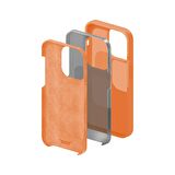 Buff iPhone 14 Plus Rubber Fit Kılıf Light Orange