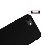Buff iPhone SE/8/7 ile Uyumlu Rubber Fit Kılıf Black