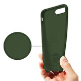 Buff iPhone SE/8/7 ile Uyumlu Rubber Fit Kılıf Military Green