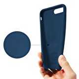 Buff iPhone SE/8/7 ile Uyumlu Rubber Fit Kılıf Navy Blue