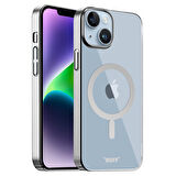 Buff iPhone 14 Plus MagSafe Slim Fit Case Silver