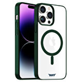 Buff iPhone 14 Pro Max MagSafe Slim Fit Kılıf Dark Green