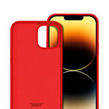 Buff iPhone 14 Pro Rubber S Kılıf Red