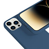 Buff iPhone 14 Pro Rubber S Kılıf Navy Blue