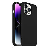 Buff iPhone 14 Pro Max Rubber S Kılıf Black