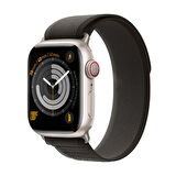Buff Apple Watch Uyumlu Fabric Loop Kayış 38/40/41mm Black-Orange 
