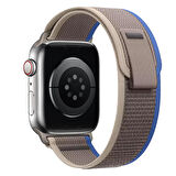 Buff Apple Watch Uyumlu Fabric Loop Kayış 42/44/45mm Gray-Blue 