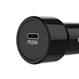 Buff BL51-1C 20W PD Hızlı Araç Şarj Cihazı Type-C Port