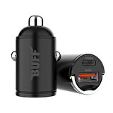 Buff BL53-1UC 38W QC3.0 & PD Dual Hızlı Araç Şarj Cihazı