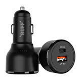 Buff BL55-1UC 48W QC3.0 & PD Dual Hızlı Araç Şarj Cihazı