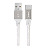 Buff BL71 USB Type-C 2.4A 1.2M Data ve Şarj Kablosu Beyaz