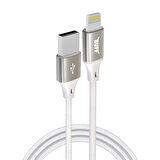 Buff BL71 USB Lightning 2.4A 1.2M Data ve Şarj Kablosu Beyaz