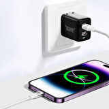 Buff BL71 USB Lightning 2.4A 1.2M Data ve Şarj Kablosu Beyaz