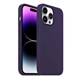 Buff iPhone 14 Pro Max Rubber Fit Kılıf Purple