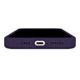 Buff iPhone 14 Pro Max Rubber Fit Kılıf Purple