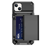 Buff iPhone 14 Plus Slide Armor Kılıf Black