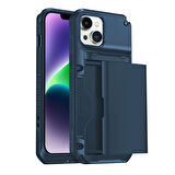 Buff iPhone 14 Plus Slide Armor Kılıf Blue