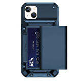 Buff iPhone 14 Plus Slide Armor Kılıf Blue