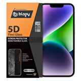 Blogy iPhone 14 Plus ile Uyumlu Flexi 5D Ekran Koruyucu