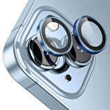 Buff iPhone 14 / 14 Plus Camera Metal Lens Protector Navy Blue