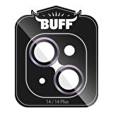 Buff iPhone 14 / 14 Plus Camera Metal Lens Protector Purple