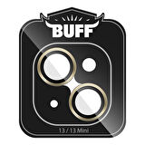 Buff iPhone 13 / 13 Mini Kamera Metal Lens Koruyucu Gold