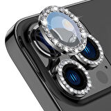 Buff iPhone 14 Pro / 14 Pro Max Diamond Lens Koruyucu Graphite