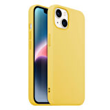 Buff iPhone 14 Rubber S Kılıf Yellow