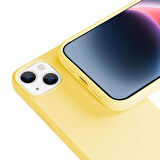 Buff iPhone 14 Rubber S Kılıf Yellow