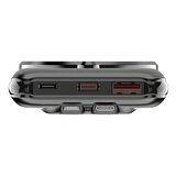 Buff BP11 10000mAh Magsafe Uyumlu Dahili Kablolu Powerbank Gray