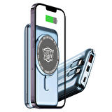 Buff BP11 10000mAh Magsafe Uyumlu Dahili Kablolu Powerbank Blue