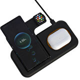 Buff BL40 5in1 Watch Tutucu Kablosuz Led Işıklı Hızlı Şarj Standı