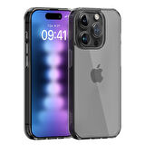 Buff iPhone 15 Pro Max Air Hybrid Kılıf Smoke Black