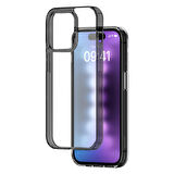 Buff iPhone 15 Pro Max Air Hybrid Kılıf Smoke Black