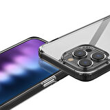 Buff iPhone 15 Pro Max Air Hybrid Kılıf Smoke Black