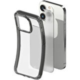 Buff iPhone 15 Pro Max Air Hybrid Kılıf Smoke Black