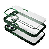Buff iPhone 15 Pro Max New Air Bumper Kılıf Green