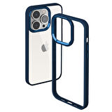 Buff iPhone 15 Pro Max New Air Bumper Kılıf Blue