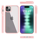 Buff iPhone 15 Plus New Air Bumper Kılıf Pink