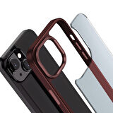 Buff iPhone 15 Plus New Air Bumper Kılıf Plum
