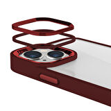 Buff iPhone 15 Plus New Air Bumper Kılıf Plum