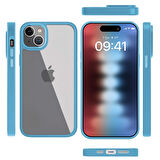 Buff iPhone 15 New Air Bumper Kılıf Sierra Blue