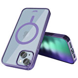 Buff iPhone 15 Plus MagSafe Slim Fit Kılıf Purple